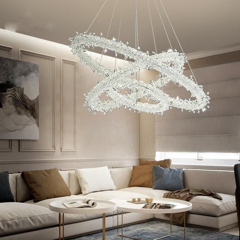 Crystal Lamp Living Room Bedroom Light Luxury Nordic Crystal Pendant Lamp