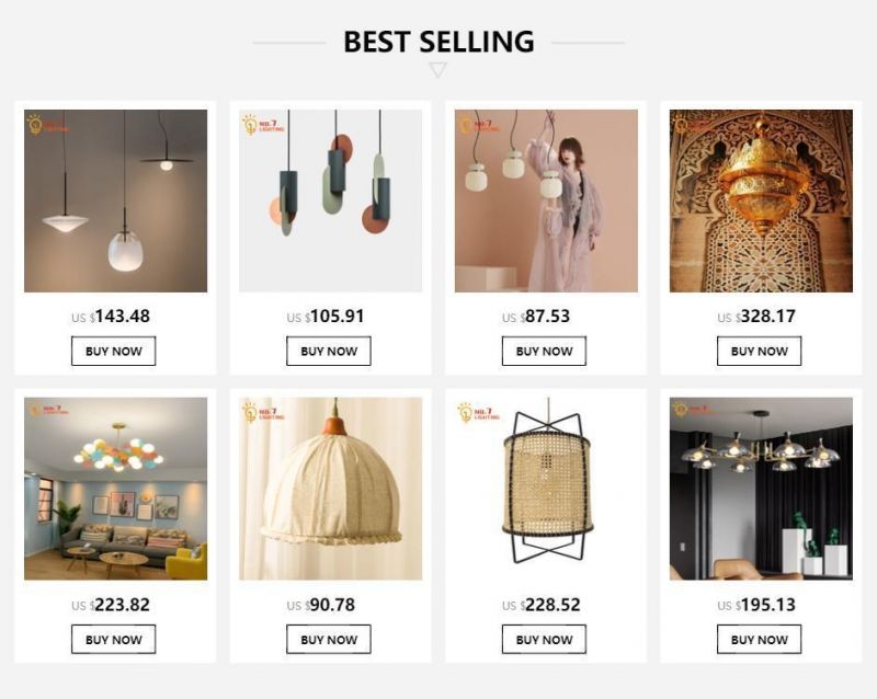 Nordic Round Pendant Light Modern Light Living Room Restaurant Villa Coffee Study Bedroom Pendant Light (WH-AP-155)
