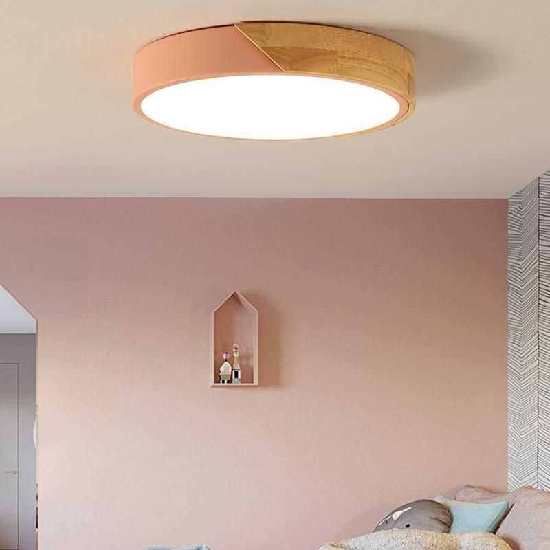Wood and Metal Ceiling Lights Fixtures for Indoor Home Lamp (WH-WA-03)