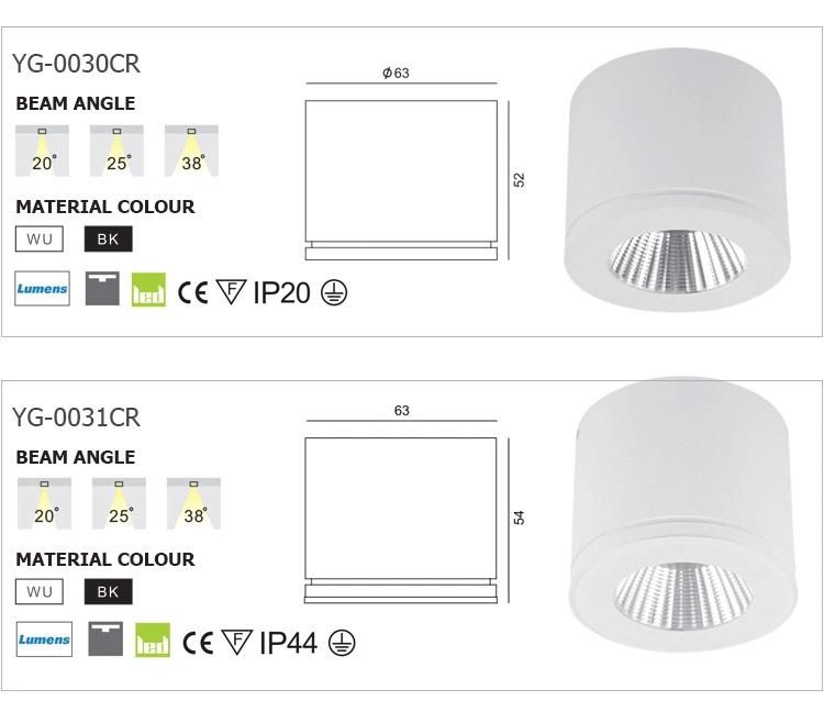 LED Ceiling Light for Wine/Wardrobe/Furniture Cabinet Mounted Downlight