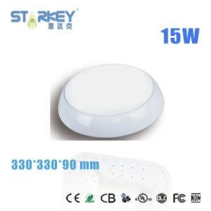 15W IP65 LED Bulkhead Ceiling Light with 3 Years Warranty