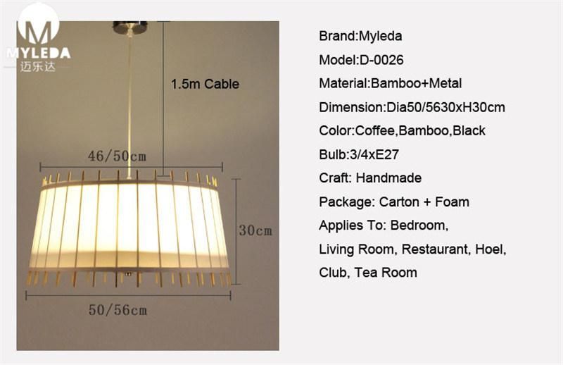 Fashion Designer Chinese Lantern Living Room Pendant Light