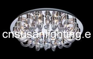 Modern LED Crystal Ceiling Light (MX7229-16) (Dia60cm Bulb Qty: 16*G4*20W)