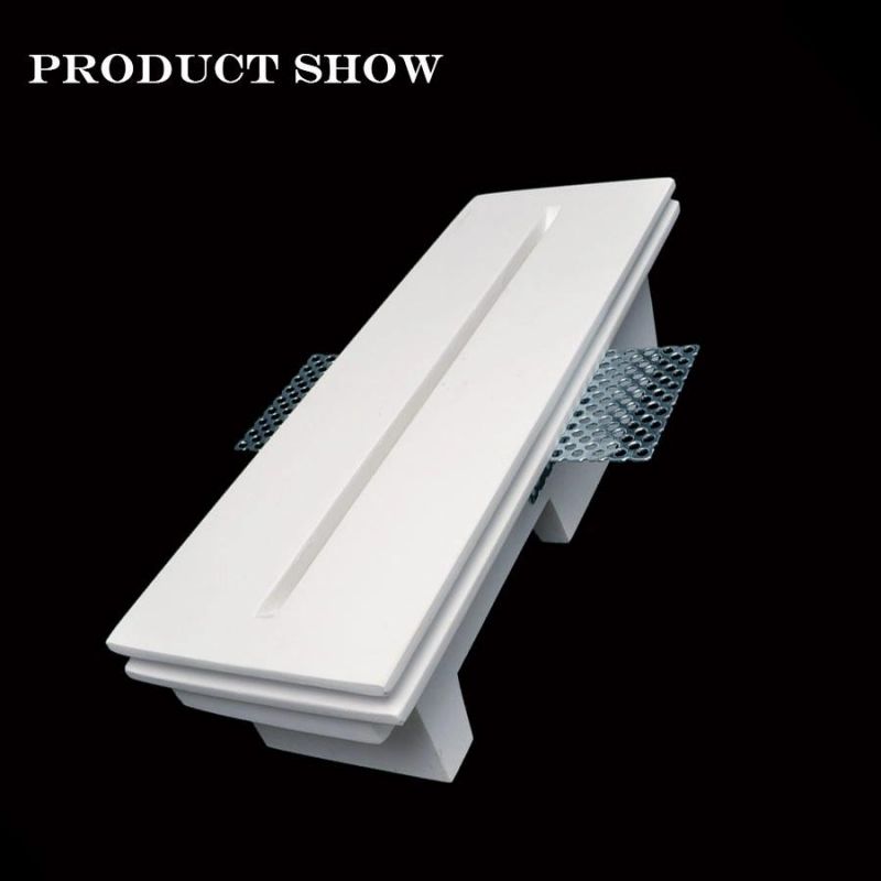 Special Design Rectangular Gypsum Ceiling Light