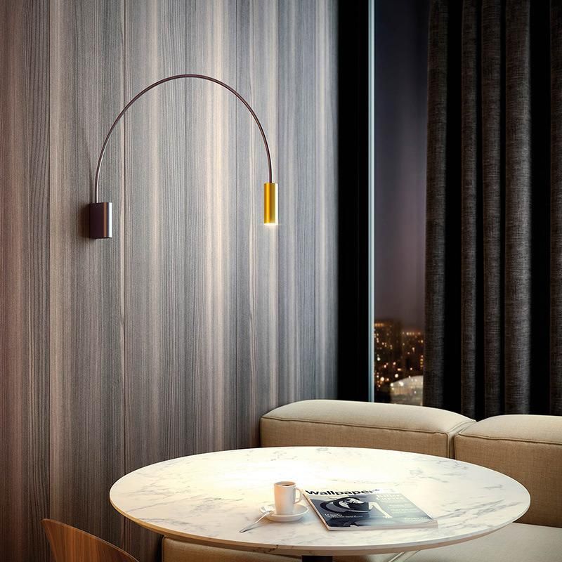 Rotatable LED Bedroom Wall Lamp Living Room Sofa Wall Light Minimalist LED Lamp (WH-OR-59)