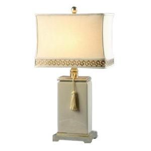 Traditional Square Ceramic Table Lamp with UL/SAA Certificate