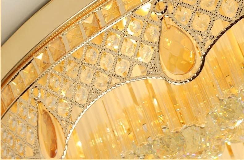 High Quality LED K9 Crystal Ceiling Lamp/Crystal Ceiling Lighting Zf-Cl-018