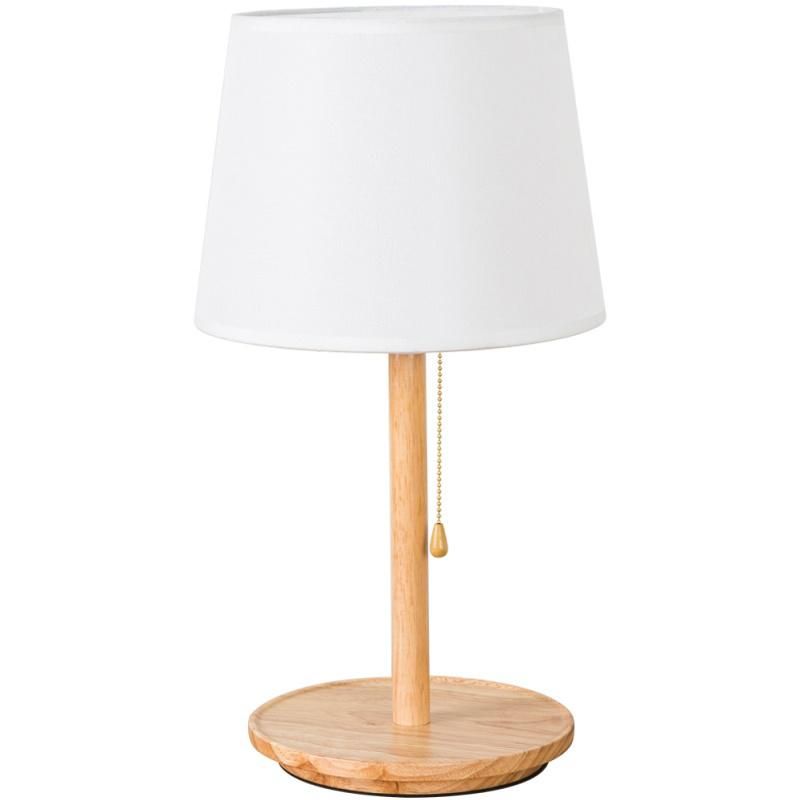 Wooden Design White Shade Reading Lamp Table Lamp Dining Lamp