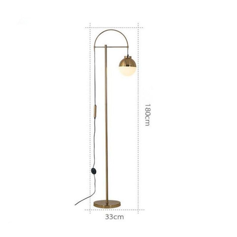 Adjustable Gold Home Decor Floor Stand Lights for Living Room Marie Adjustable Floor Lamp (WH-MFL-168)