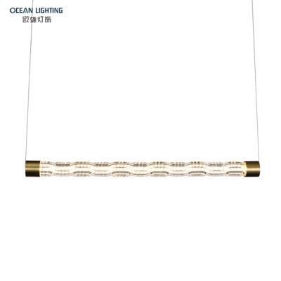 Ocean Lamp Zhongshan Factory Decorative Chandelier Customized Brass Gold LED Glass Pendant Lamps