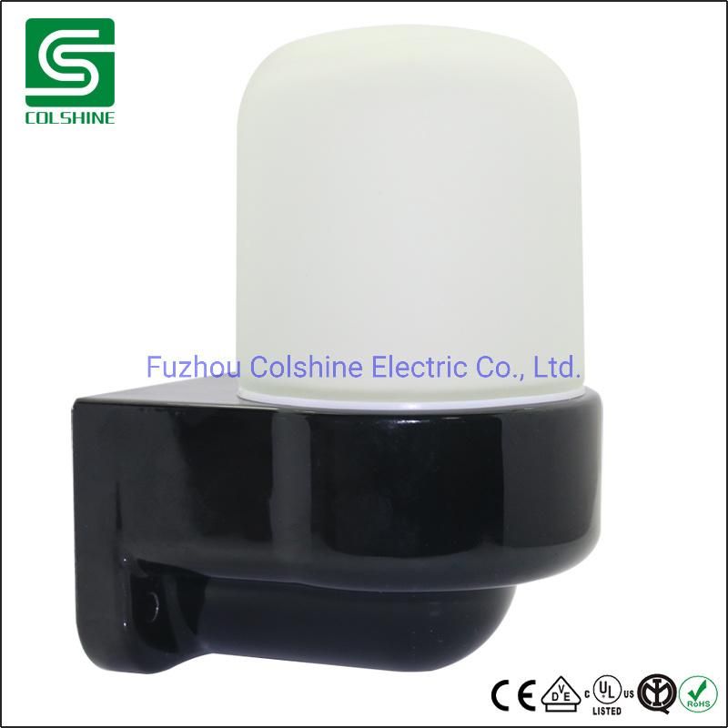 E27 IP54 Porcelain Sauna Lamp Wall Light