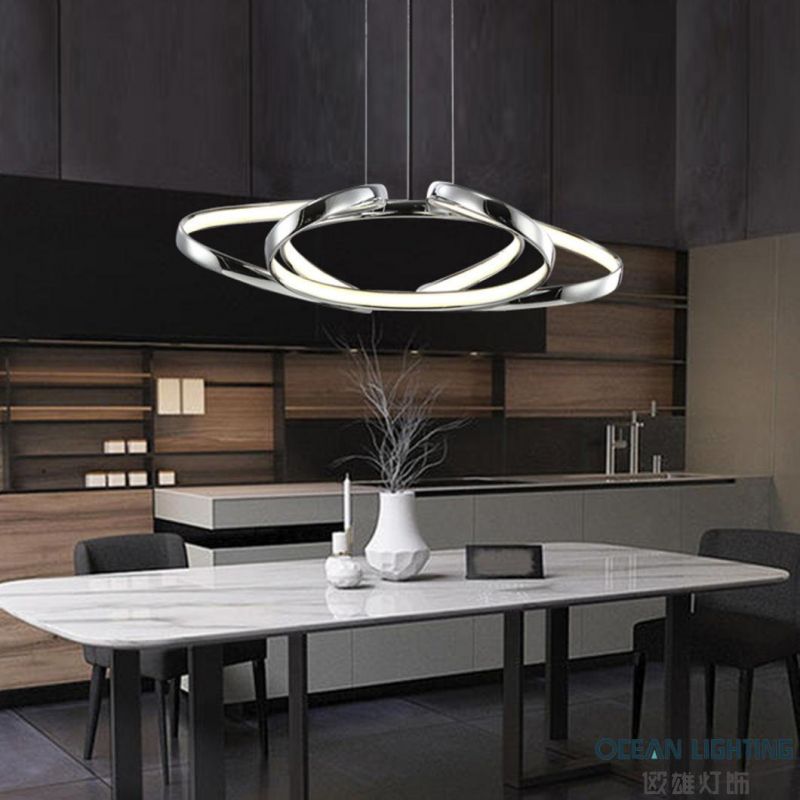 LED Lighting Aluminum Acrylic Luxury Pendant Lamp Chandelier