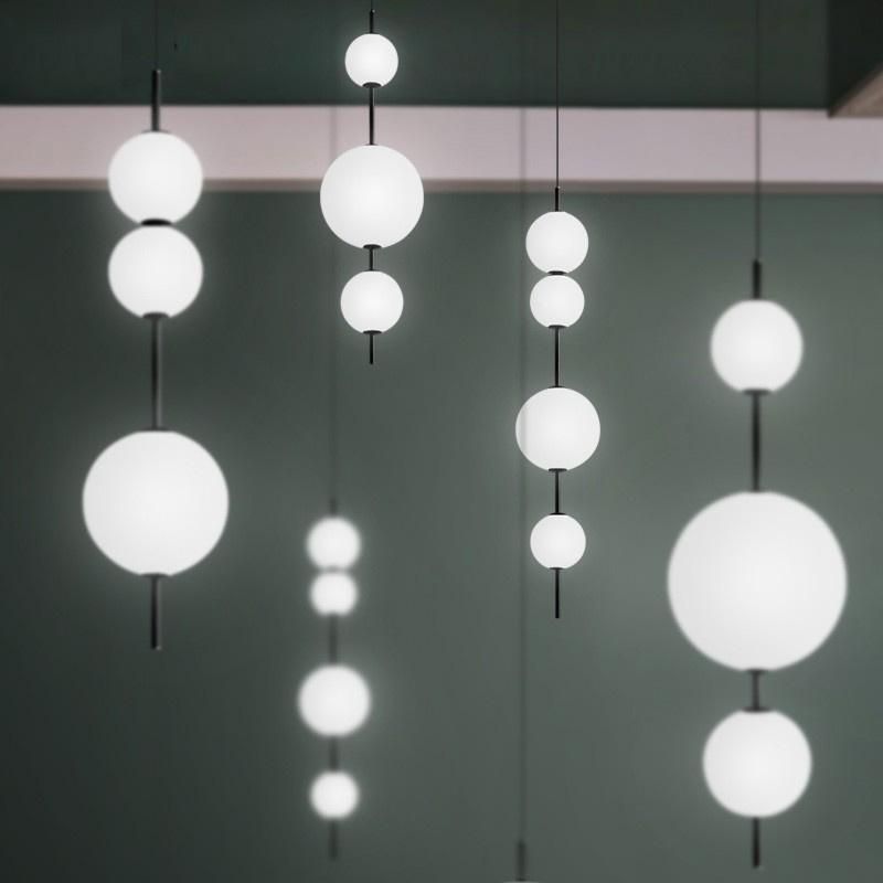 Modern LED Pendant Lamps Hanging Light Fixture Restaurant Gourd Pendant Lights (WH-GP-49)