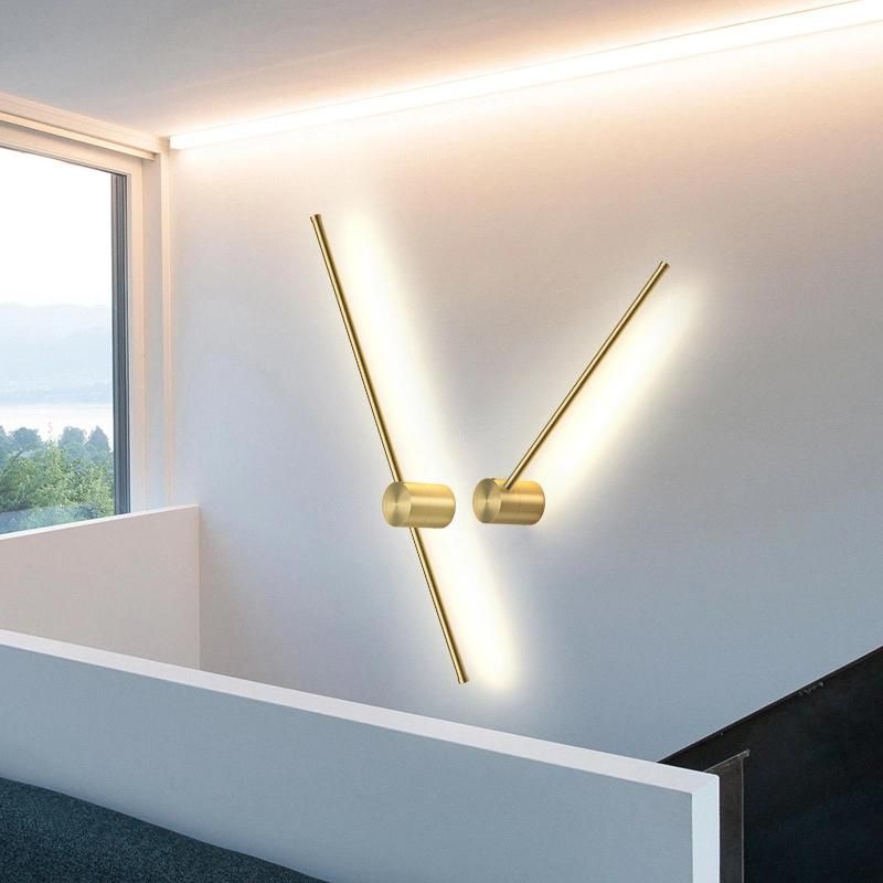 Linear Shape Concise Style Living Room Lamp Wall Lamp Bedside Lamp