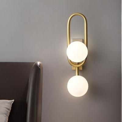 Living Room and Bedroom Modern Light Creative Double-Headed Decorative Bedside Wall Lamp