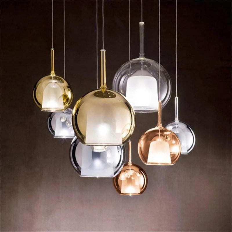 Modern Glass LED Pendant Lights Designer Simple Dining Room Hanging Lamp Living Room Bar Restaurant Kitchen LED Hanglamp