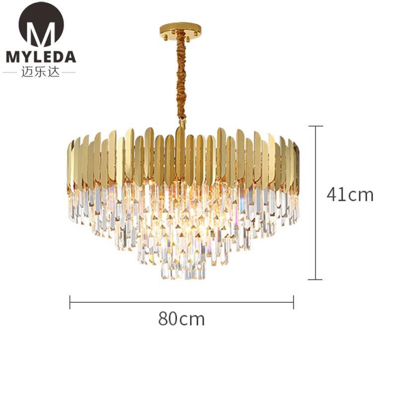 New Design Residential Interior Crystal Pendant Lamp