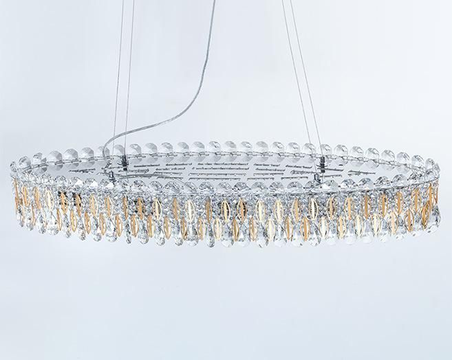 Luxury Modern Gold Crystal Chandelier Light for Hotel Restaurant Ding Room