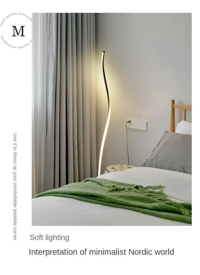 Nordic Minimalist Interior Lighting Design Sense Bedroom Living Room Lamp Floor