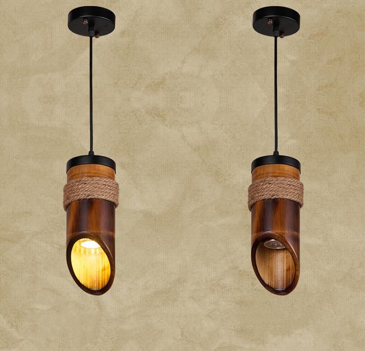 Retro Loft Vintage Chandelier Restaurant Corridors Chinese Antique Bamboo Rope Light (WH-VP-143)