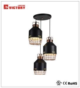 Wonderful Corrosion Metal Suspension Light Chandelier Lighting for Dining Room