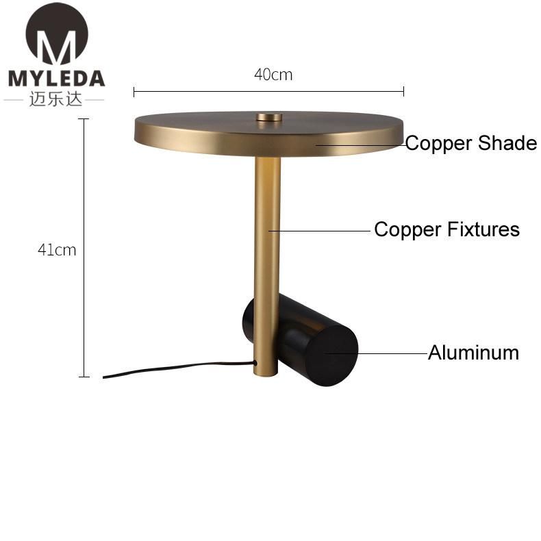 Hotel Decorative Metal Reading Bedside LED Table Desk Lamp