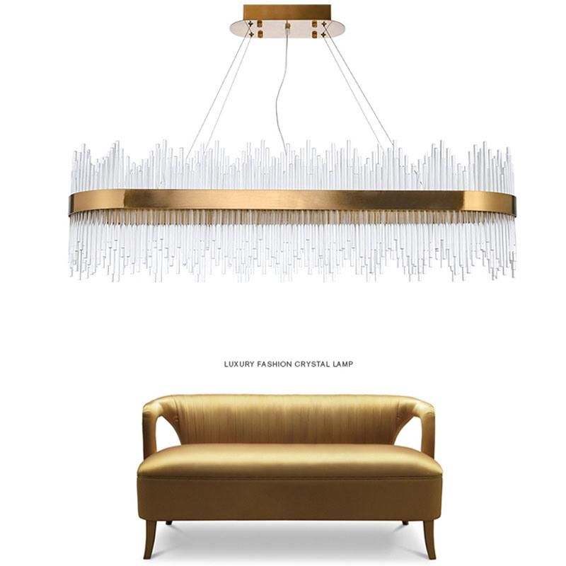Modern Restaurant Bedroom Living Room Hotel Crystal Decoration Chandelier Pendant Lighting