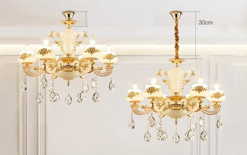 Modern Weddding Decoration K9 Crystal Chandelier LED Light Zf-Cl-002