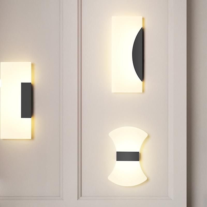 Simple and Modern Living Room Background Wall Light Bedroom Bedside Corridor LED Wall Lamp