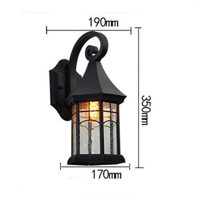 E27 Bulb Vintage Wall Lamp Outdoor Lighting LED Street Garden Villa Porch Lights Wall Light IP65 (WH-VR-49)