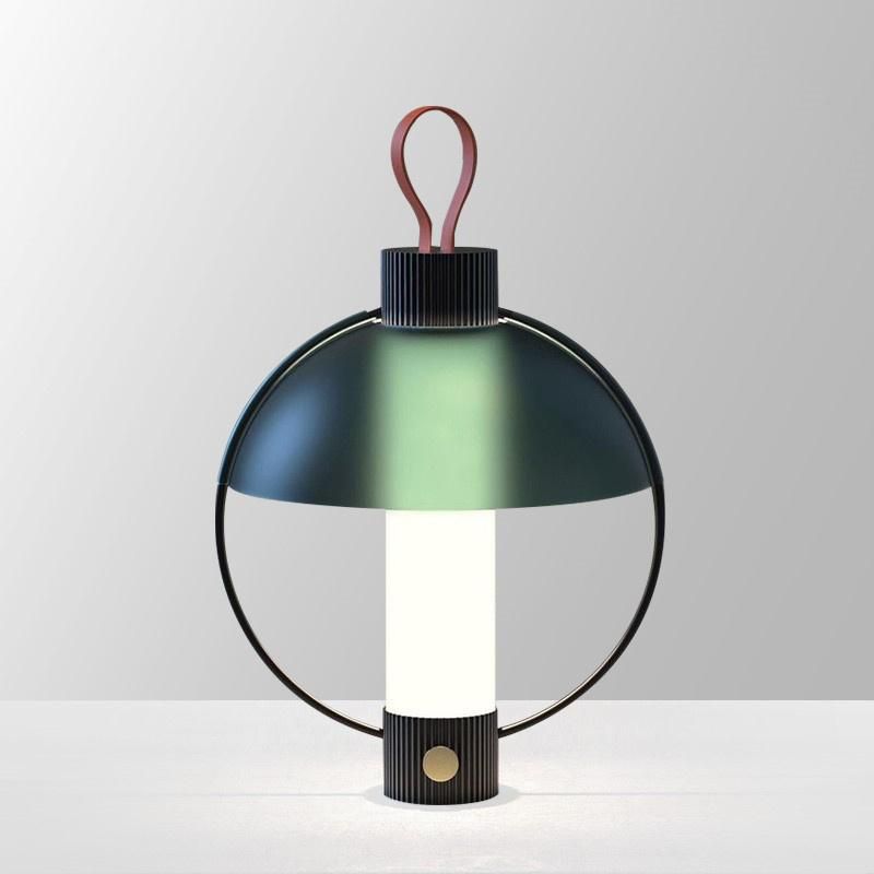 Creative Semicircle Lampshade Bedroom Bedside Nightstand Table Lamp Desk Lamp