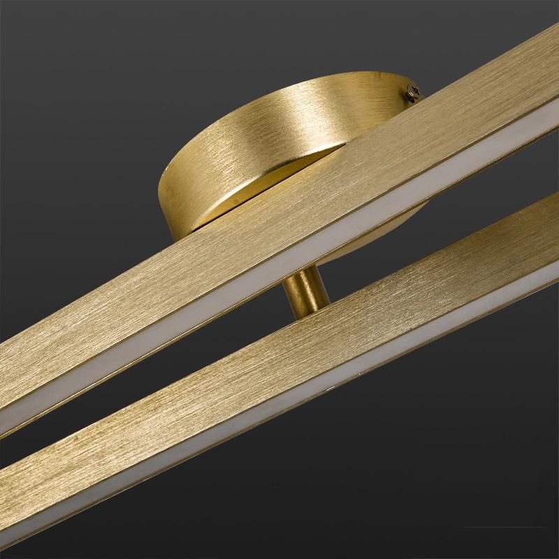 Metal Golden Color Simple Design Ceiling Lamp Pendant Lamp Chandelier LED