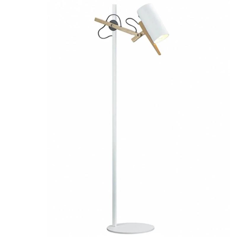 Modern Wooden Table Lamp Adjustable Wood Desk Accent Lamp Modern Floor Lamp (WH-MFL-156)