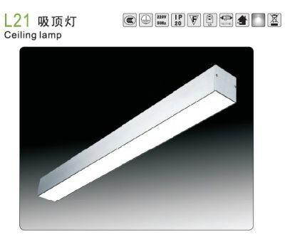 0-10V Dali LED Ceiling Linear Light Dimming Optional Wattage