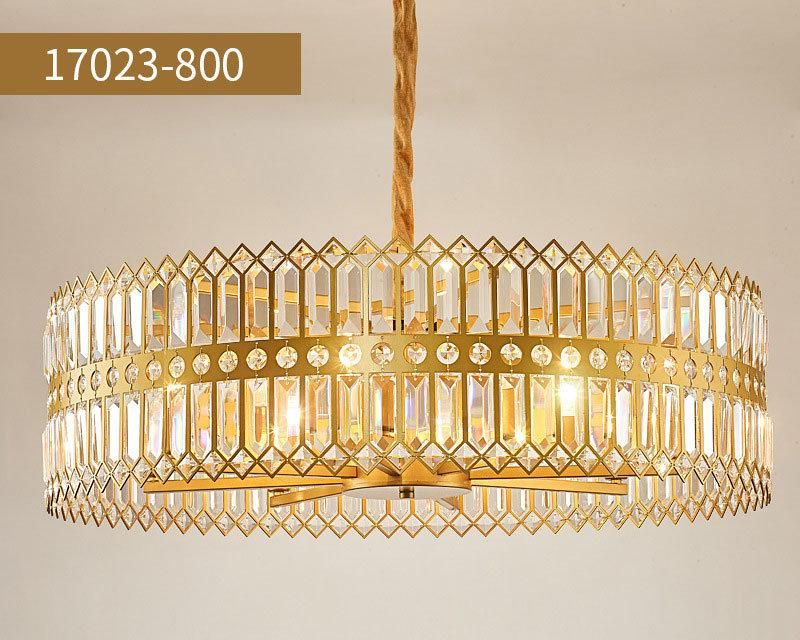 Luxury Decoration Gold Height Adjustable Customization Modern Gold Crystal Big Chandelier Luxury Crystals for Hotel Lobby Contem