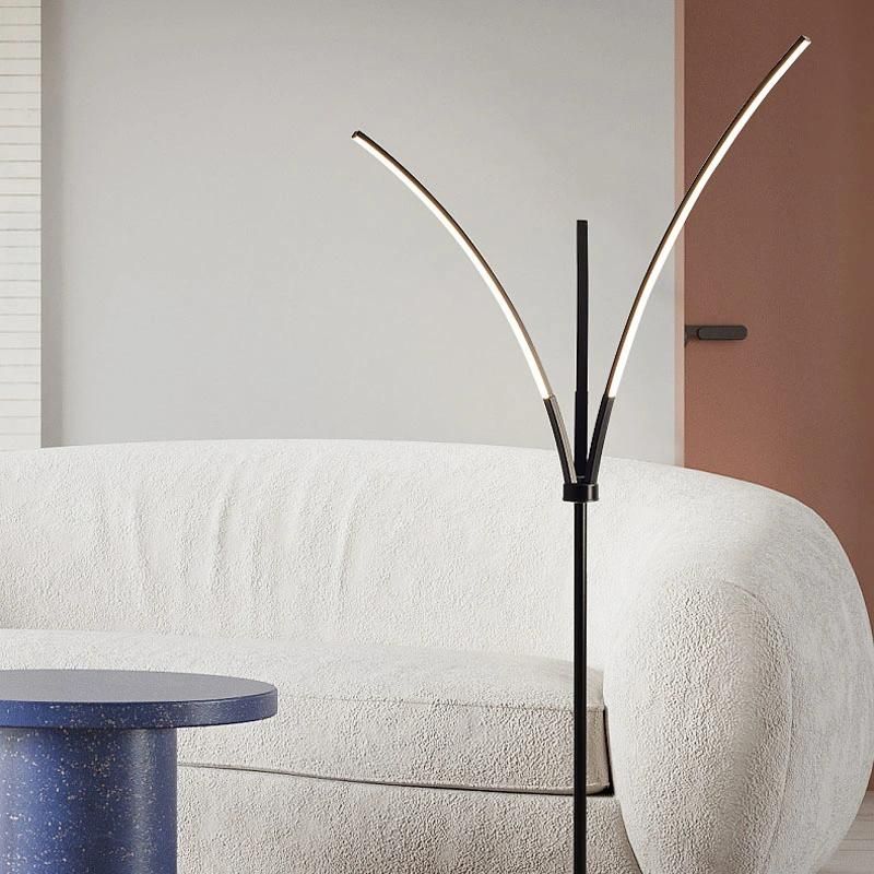 Simple and Modern Living Room LED Creative Personality Bedroom Study Floor Lamp
