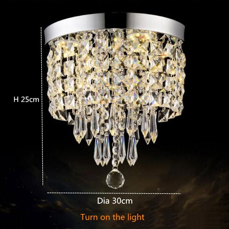 LED Round Ceiling Light with LED Brightness Corridor Gold Flushmont Lights (WH-CA-90)