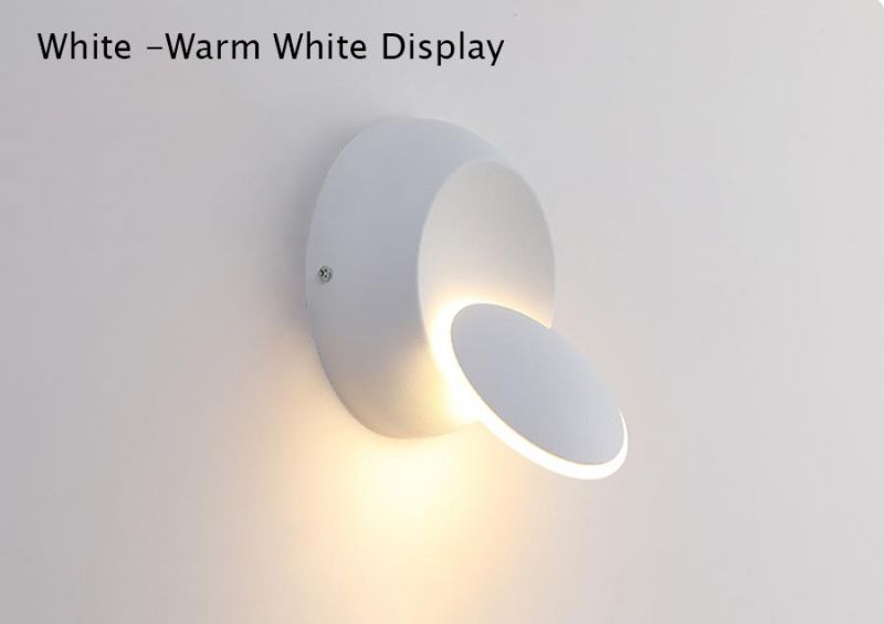 360 Degree Rotate Light Beam Adjustable Wall Lamp LED Wall Lights Aside Corridor Living Room Aluminum Wall Light (WH-OR-21)