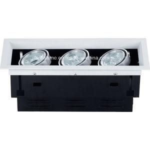 3 Units 3W LED Indoor Light Multiple Beam Angle LED Down Ceiling Grille Light