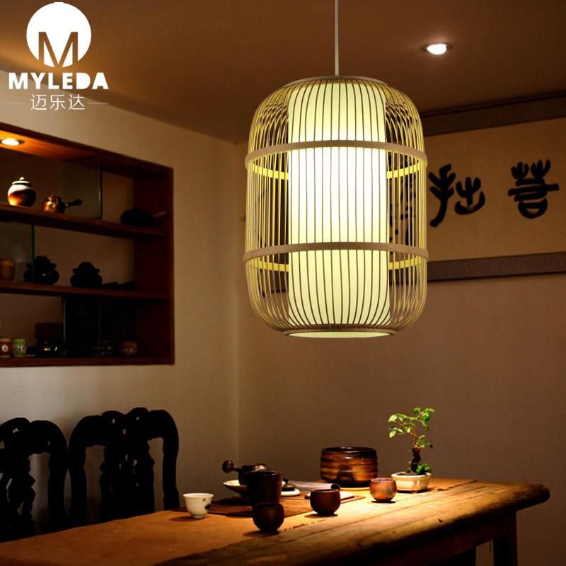 Handmade Rattan Wooden Bamboo Pendant Light