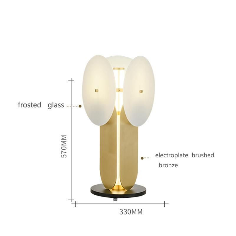 Bedroom Nordic Bedside Modern Minimalist Living Room Study Reading Room Creative Personality Light Luxury Glass Table Lamp
