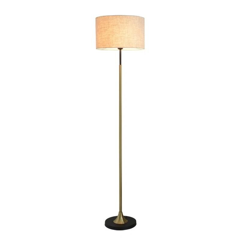 Meredith European Modern Floor Lamps for Living Room Nordic Study Luxury Vintage Brass Floor Lamp