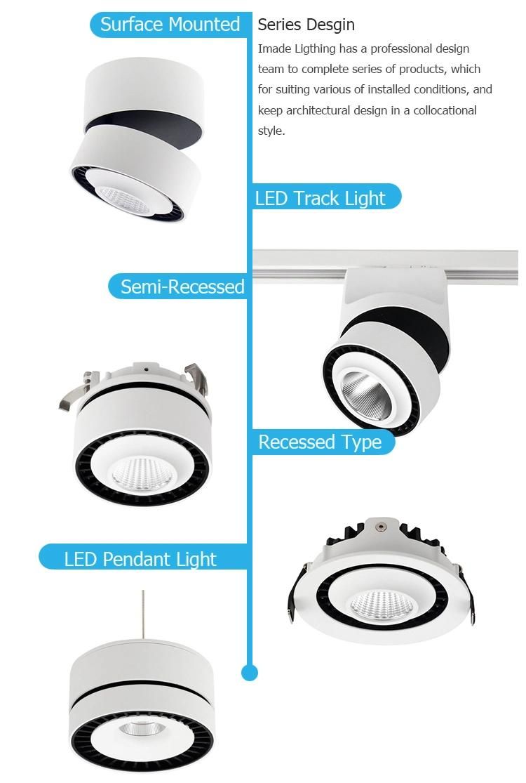 High Quality 5years Warranty Round Recessed 25W COB LED Downlight