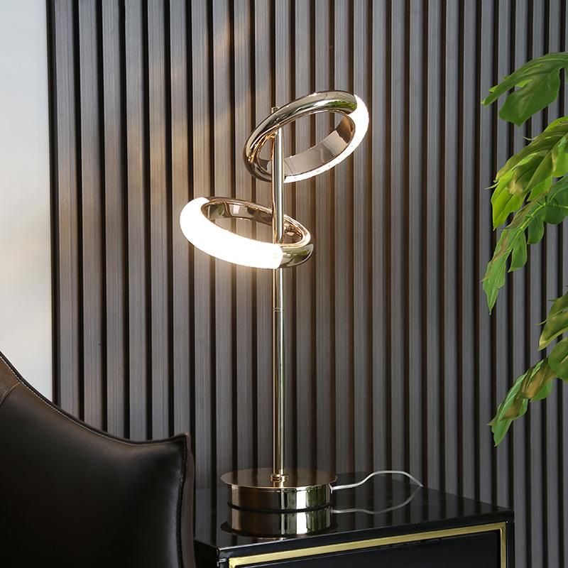 Living Room Floor Lamp Bedroom Minimalist Light Luxury Nordic Net Red Ins Design Gold Floor Lamp (WH-MFL-82)