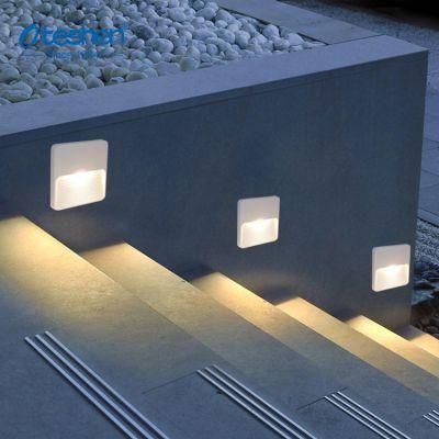3W Square IP65 Outdoor LED PC Stair Step Lights