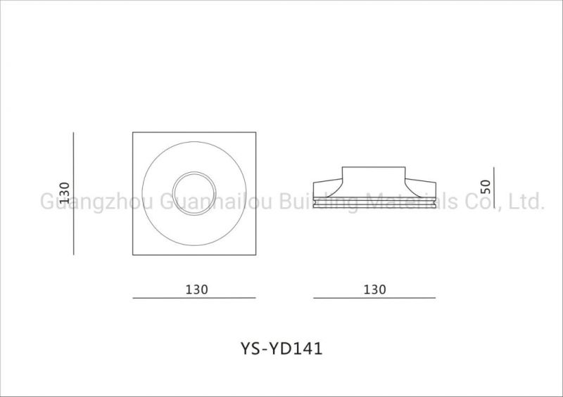 2020 Popular Plaster Recessed Ceiling Lighting Frame for Residential (141)