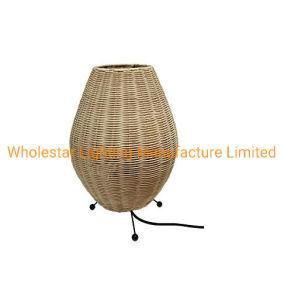 Rattan Table Lamp (WHT-023)