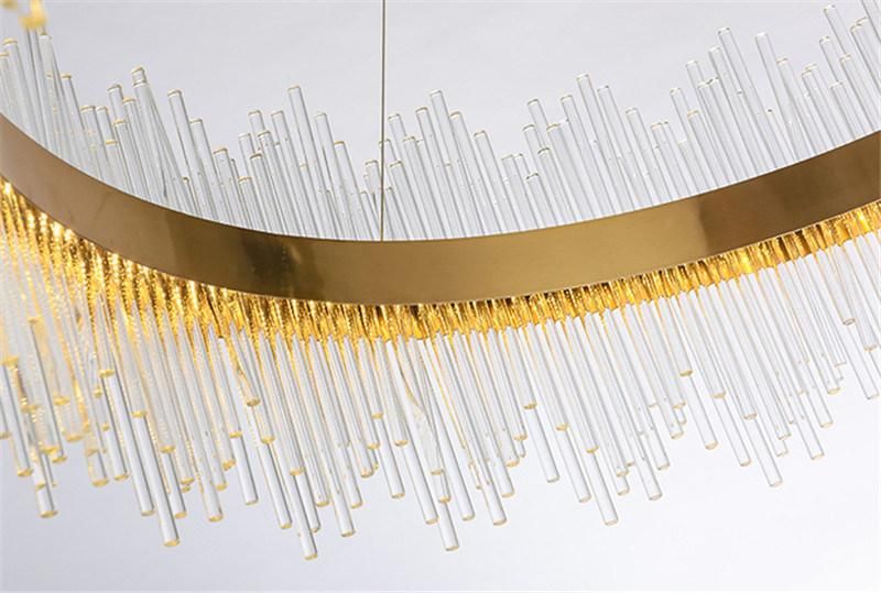 Custom Made Decorative Project Crystal LED Pendant Lighting