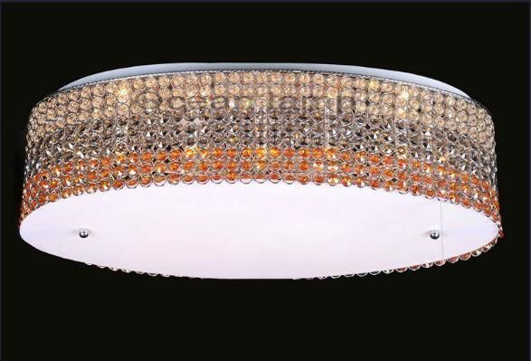 Crystal Ceiling Lamp+Iron Fixture+Golden Color (OM412)