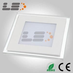 LED Glass and Aluminum Square Ceiling Light